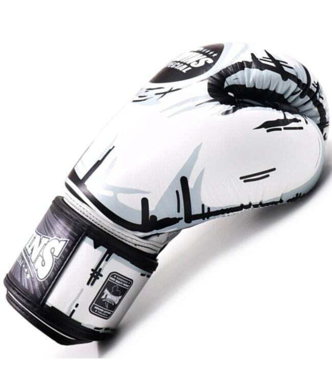 Twins Boxing Gloves BGVL FBGVL3-66 White Black