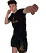 PunchR™ Logos Sportswear T-Shirt Baumwolle Schwarz Gold