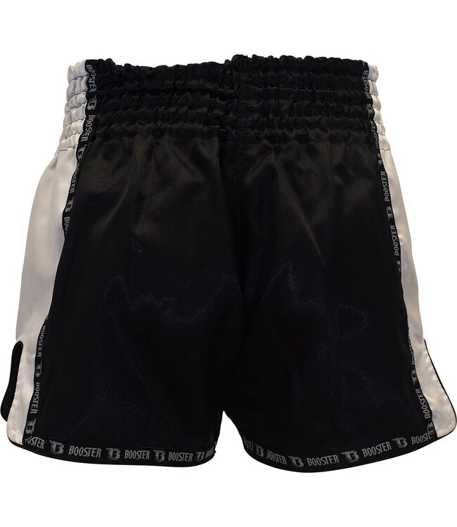 Booster Muay Thai Short TBT Pro Zwart Wit Kickboks Broekje