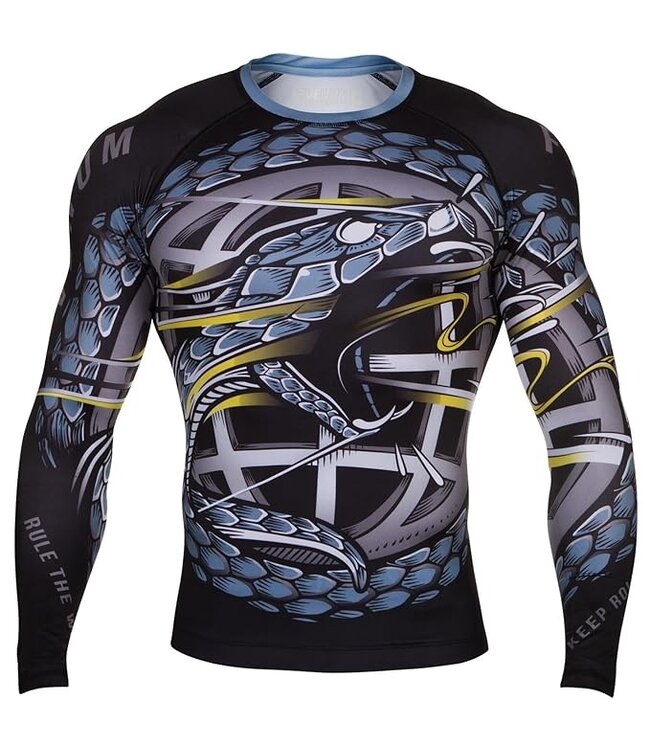 Venum Venum RTW Rashguard L/S Zwart Blauw