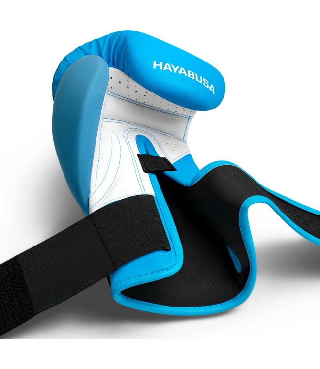 Hayabusa T3 Neon Boxing Gloves Neon Blue