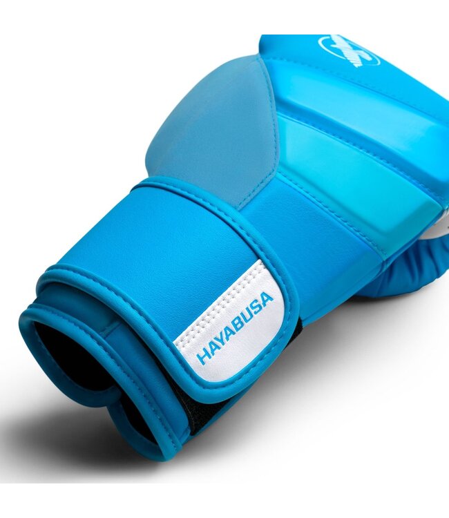 Hayabusa T3 Neon Boxing Gloves Neon Blue
