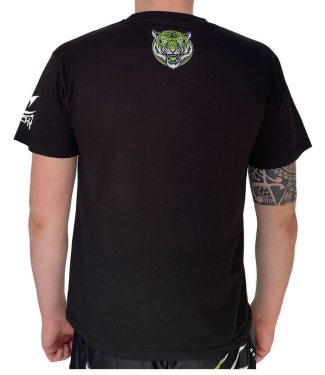 PunchR™ Dominate Tiger T-Shirt Kids Katoen Zwart Groen