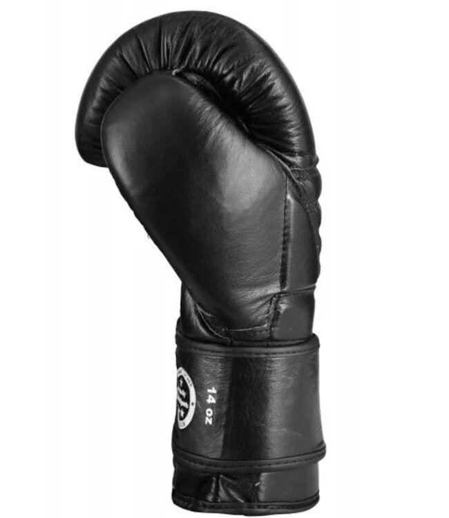 Joya (Kick)bokshandschoenen Black Falcon Leer Zwart