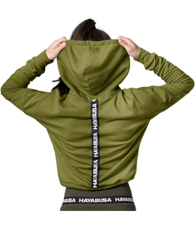 Hayabusa Hayabusa Dames Comfortabele Fleece Cozy Cropped Hoodie