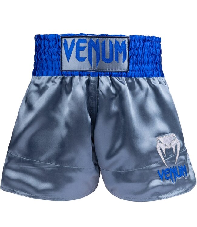 Venum Classic Muay Thai Shorts Grey Blue