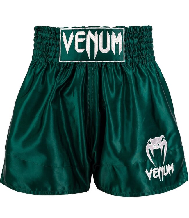 Venum Classic Kickboxing Muay Thai Shorts Forest Green