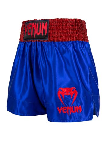 Venum Venum Classic Kickboxing Muay Thai Shorts Navy Blue Red