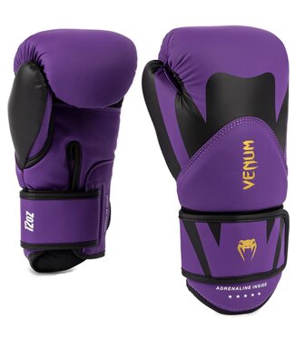 Venum Venum Challenger 4.0 Boxing Gloves Dark Purple Black