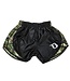 Booster Kickboxing Shorts Retro Hybrid Black Camo Green