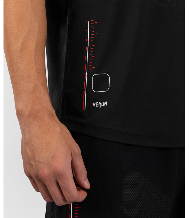 Venum Tactical XT Dry Tech Trainingsshirt Schwarz Feuerrot