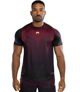 Venum Venum Tactical XT Dry Tech Training Shirt Black Burgundy Gold
