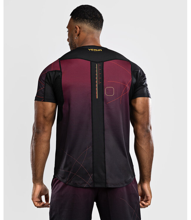 Venum Tactical XT Dry Tech Training Shirt Black Burgundy Gold