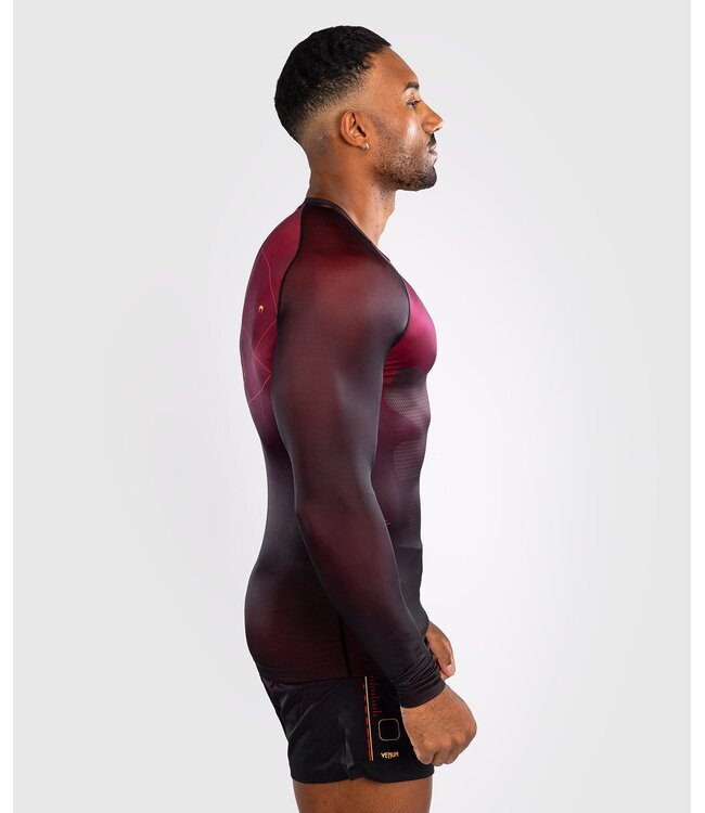 Venum Tactical XT Rash Guard L/S Zwart Bordeaux Goud