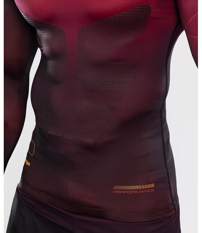 Venum Tactical XT Rash Guard L/S Zwart Bordeaux Goud