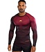Venum Tactical XT Rash Guard L/S Black Burgundy Gold