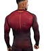 Venum Tactical XT Rash Guard L/S Black Burgundy Gold