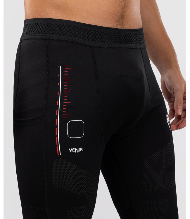 Venum Tactical XT Sport Leggings Spats Schwarz Feuerrot