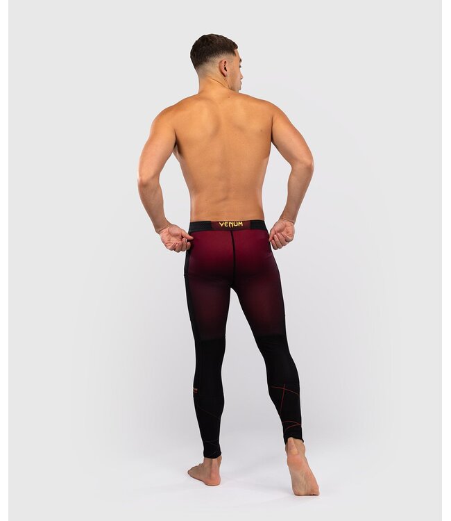 Venum Tactical XT Sportlegging Spats Zwart Bordeaux Goud