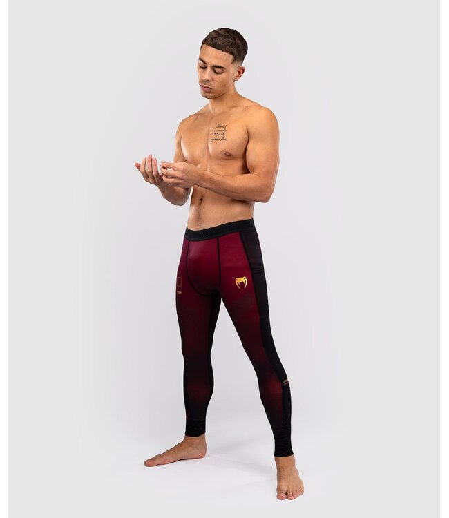 Venum Tactical XT Sportlegging Spats Zwart Bordeaux Goud
