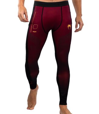 Venum Venum Tactical XT Sports Leggings Spats Black Burgundy Gold