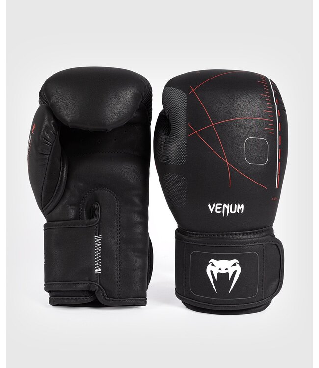 Venum Tactical XT Boxing Gloves Black Fire Red