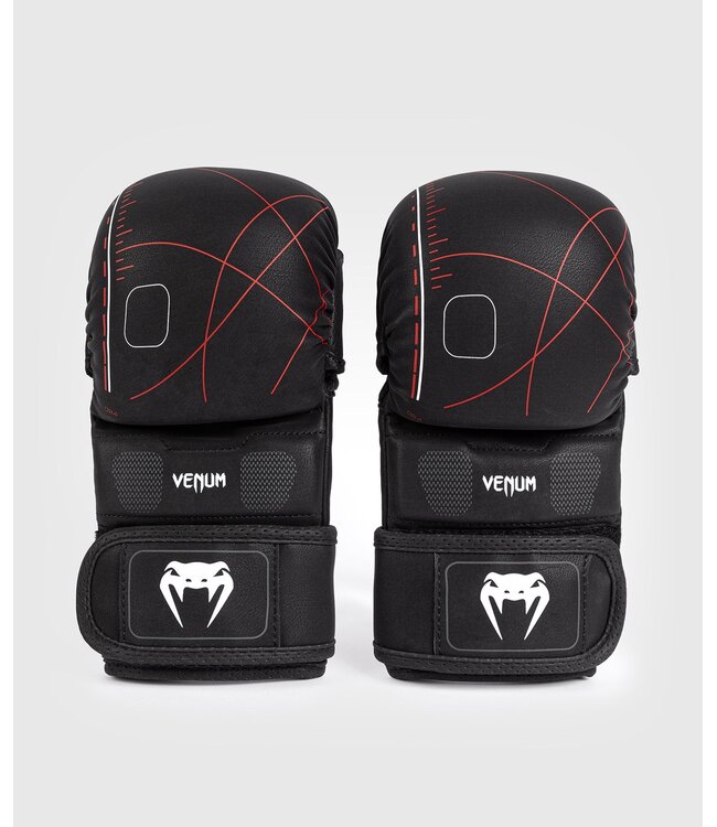 Venum Tactical XT Sparring Gloves Black Fire Red