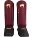 Venum Tactical XT Kickboxing Schienbeinschoner Burgunderrot Schwarz Gold