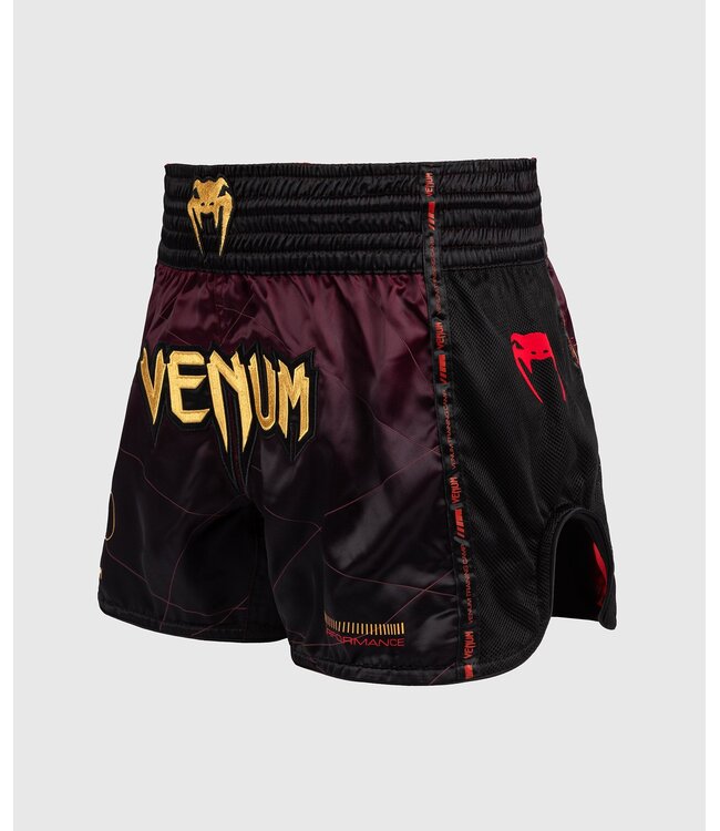 Venum Tactical XT Muay Thai Shorts Burgundy Black Gold