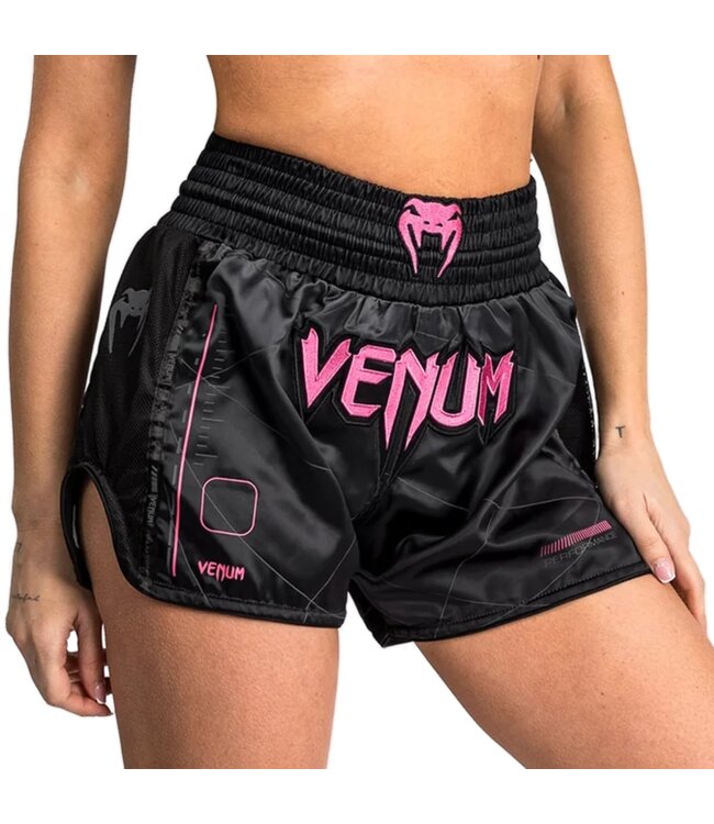 Venum Venum Tactical XT Dames Muay Thai Shorts Zwart Roze