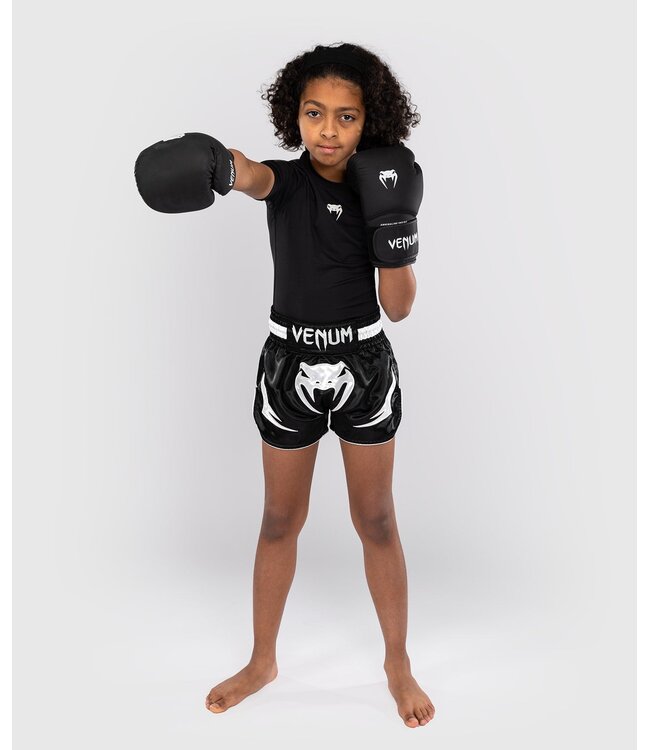 Venum Inferno Kids Muay Thai Shorts Zwart Wit