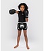 Venum Inferno Kids Muay Thai Shorts Zwart Wit