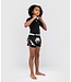 Venum Venum Inferno Kinder Muay Thai Shorts Schwarz Weiß