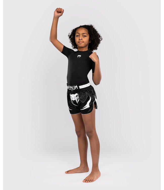 Venum Inferno Kids Muay Thai Shorts Zwart Wit