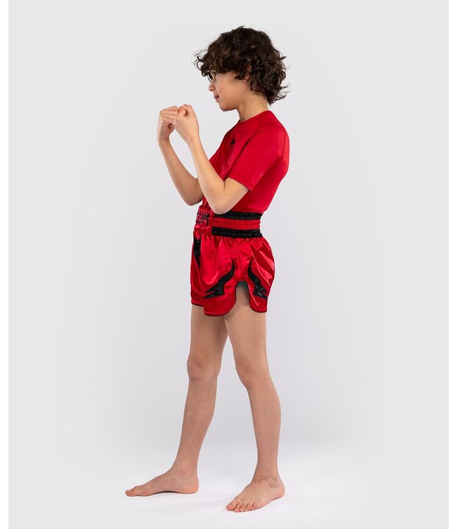 Venum Venum Inferno Kids Muay Thai Shorts Red Black
