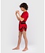 Venum Venum Inferno Kinder Muay Thai Shorts Rot Schwarz