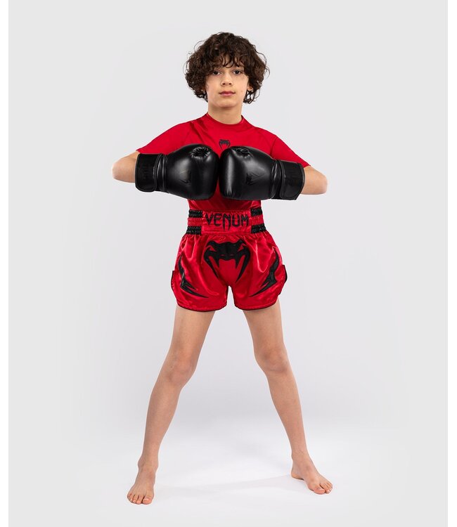 Venum Inferno Kids Muay Thai Shorts Rood Zwart