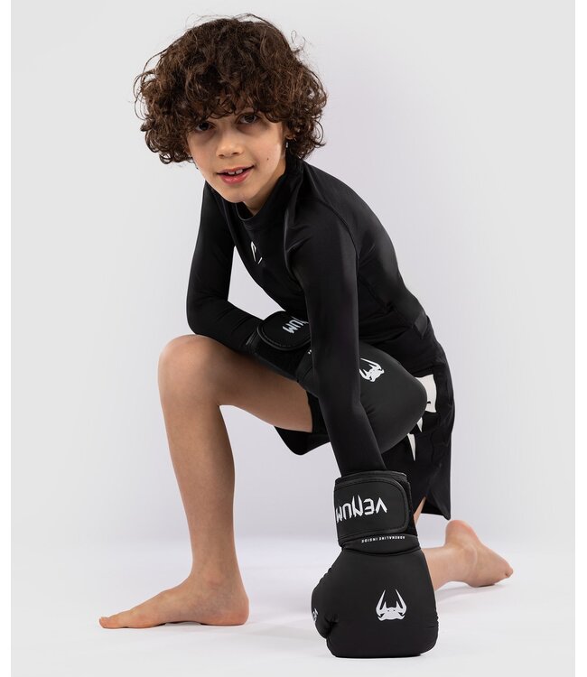 Venum Venum Light Kinder Kampfsport Shorts Schwarz Weiß