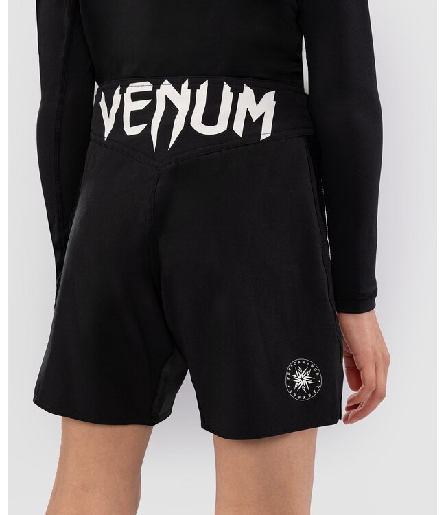Venum Light Kids Fight Shorts Black White
