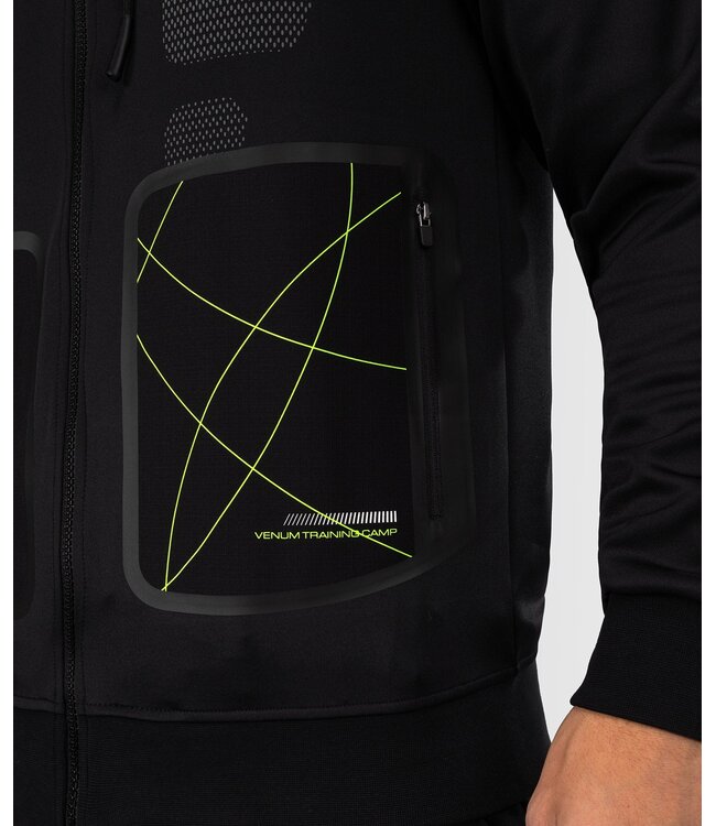 Venum Training Camp 4.0 Hoodie Schwarz Neo Grün
