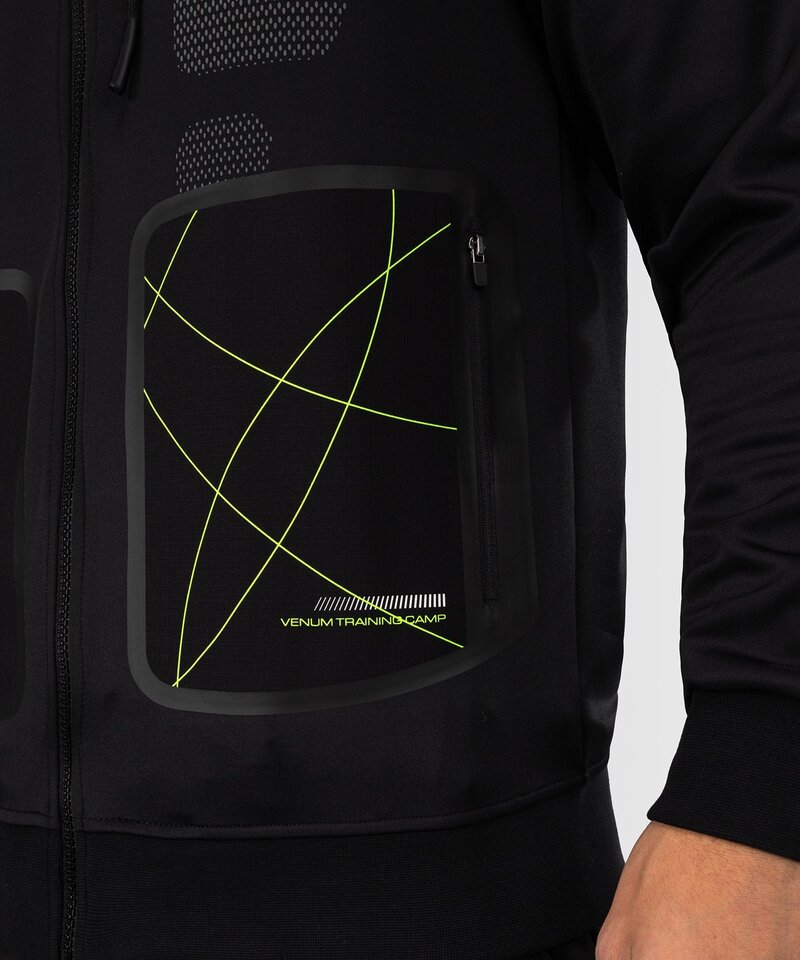 Venum Venum Training Camp 4.0 Hoodie Zwart Neo Groen