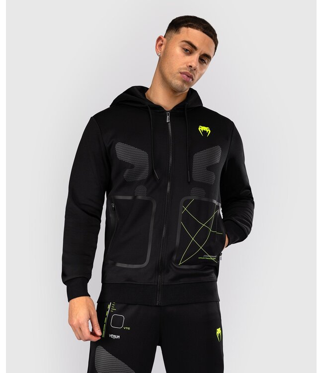 Venum Training Camp 4.0 Hoodie Zwart Neo Groen