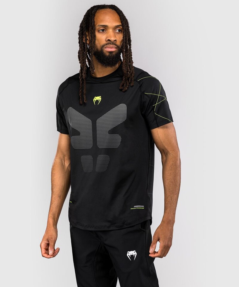 Venum Venum Training Camp 4.0 Dry Tech T-shirt Black Neon Green