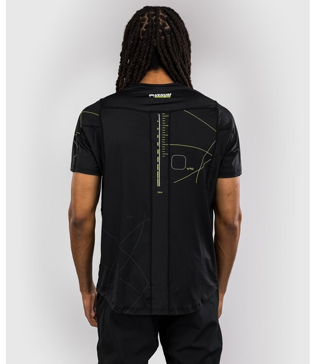 Venum Training Camp 4.0 Dry Tech T-shirt Zwart Neon Groen