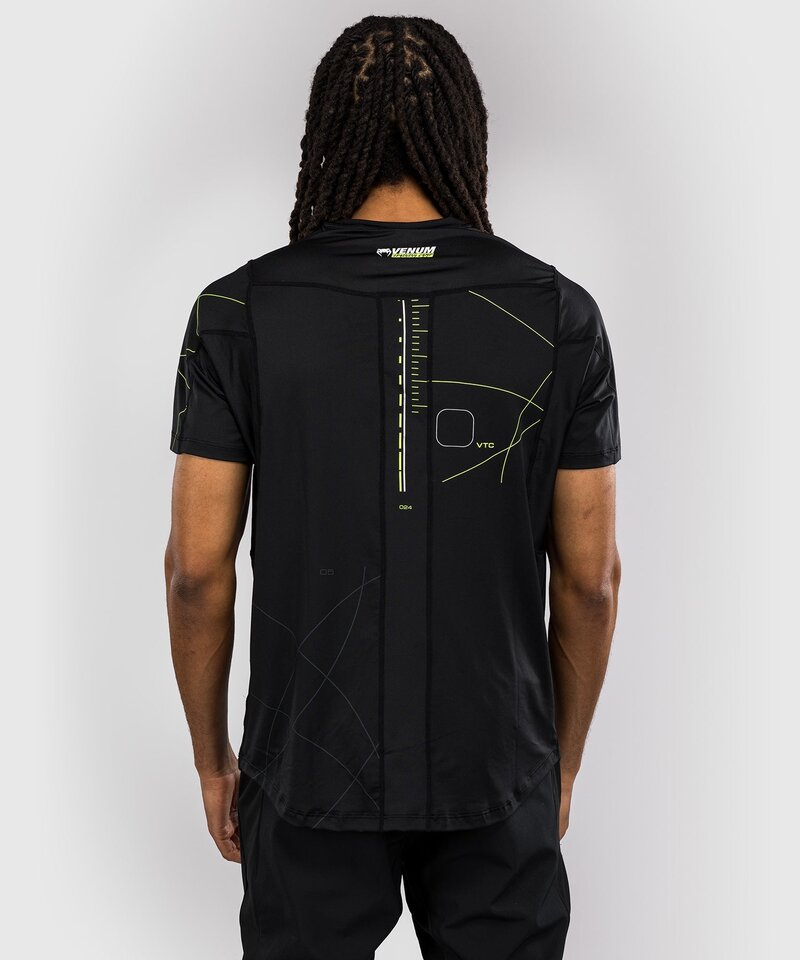 Venum Venum Training Camp 4.0 Dry Tech T-shirt Black Neon Green