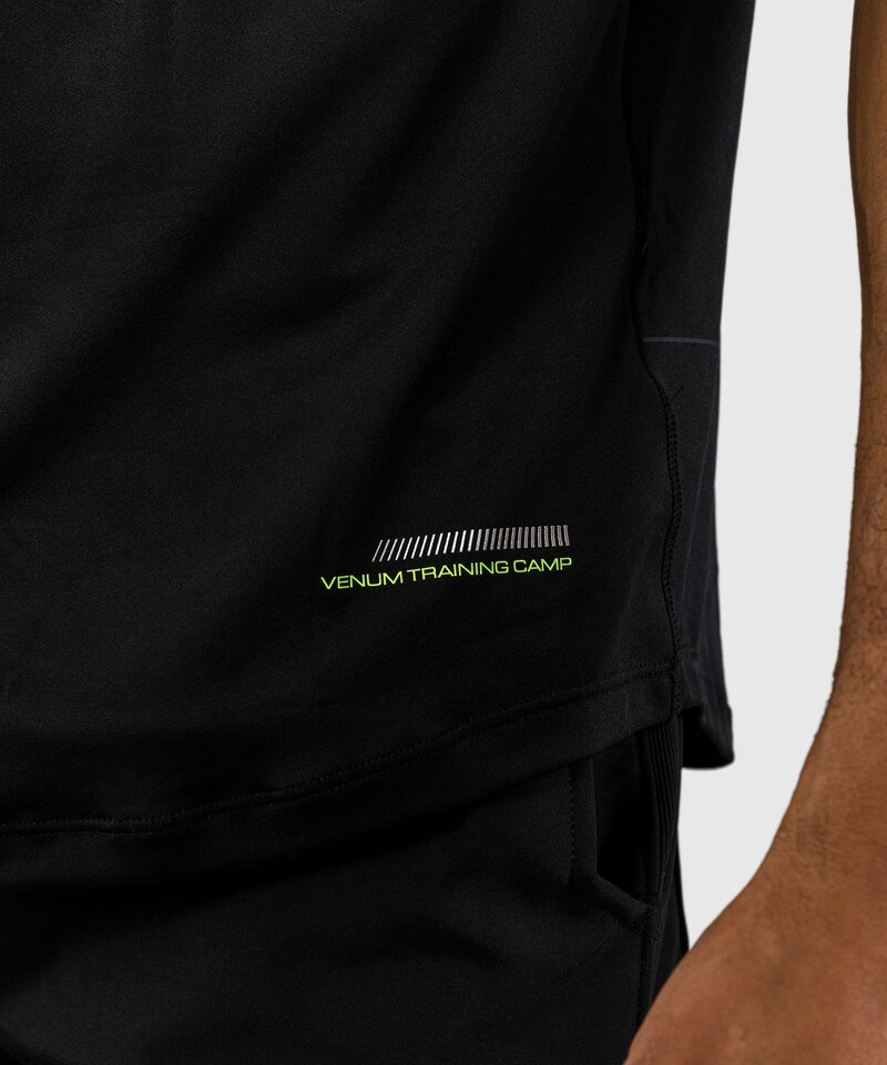 Venum Venum Training Camp 4.0 Dry Tech T-shirt Black Neon Green