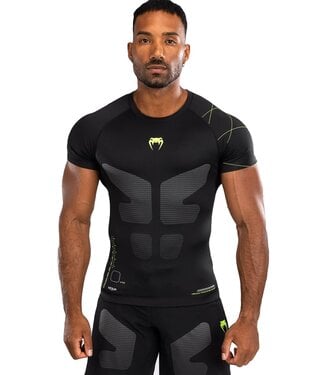 Venum Venum Training Camp 4.0 Rashguard Black Neon Green