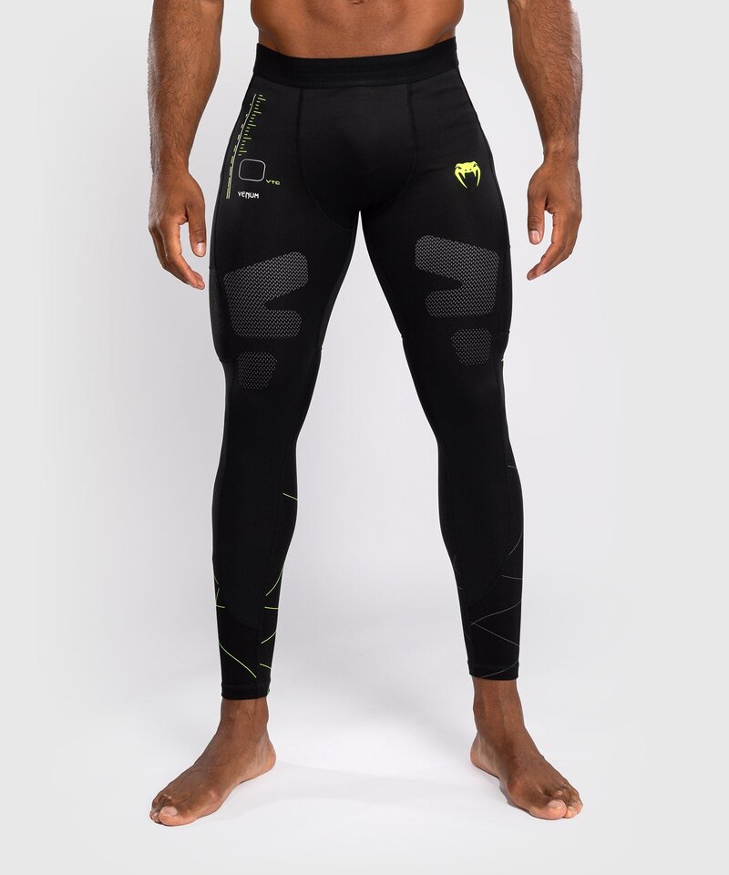 Venum Venum Training Camp 4.0 Sportlegging Spats Zwart Neon Groen