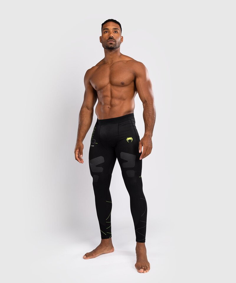 Venum Venum Training Camp 4.0 Sportlegging Spats Zwart Neon Groen