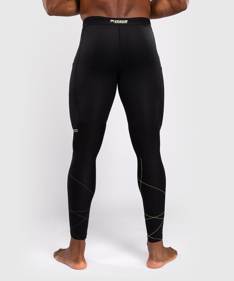 Venum Venum Training Camp 4.0 Sportlegging Spats Zwart Neon Groen